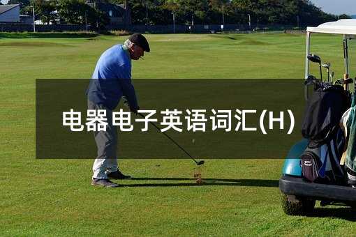 电器电子英语词汇(H)